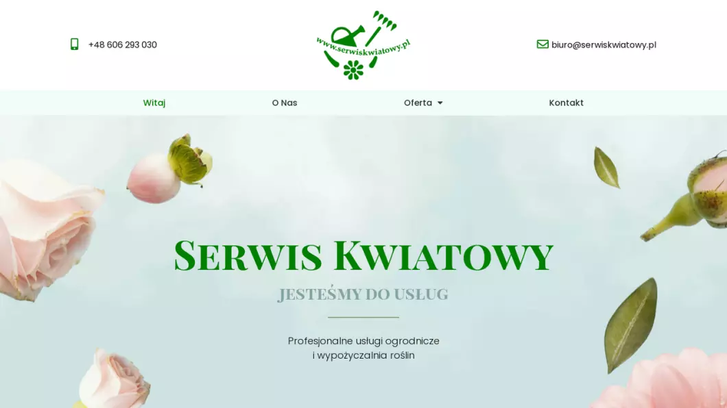 Serwis Kwiatowy - Usługi ogrodnicze i porządkowe
