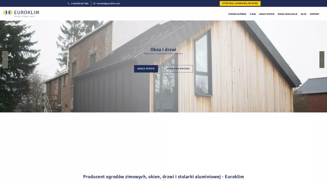 Ogrody zimowe producent - Euroklim