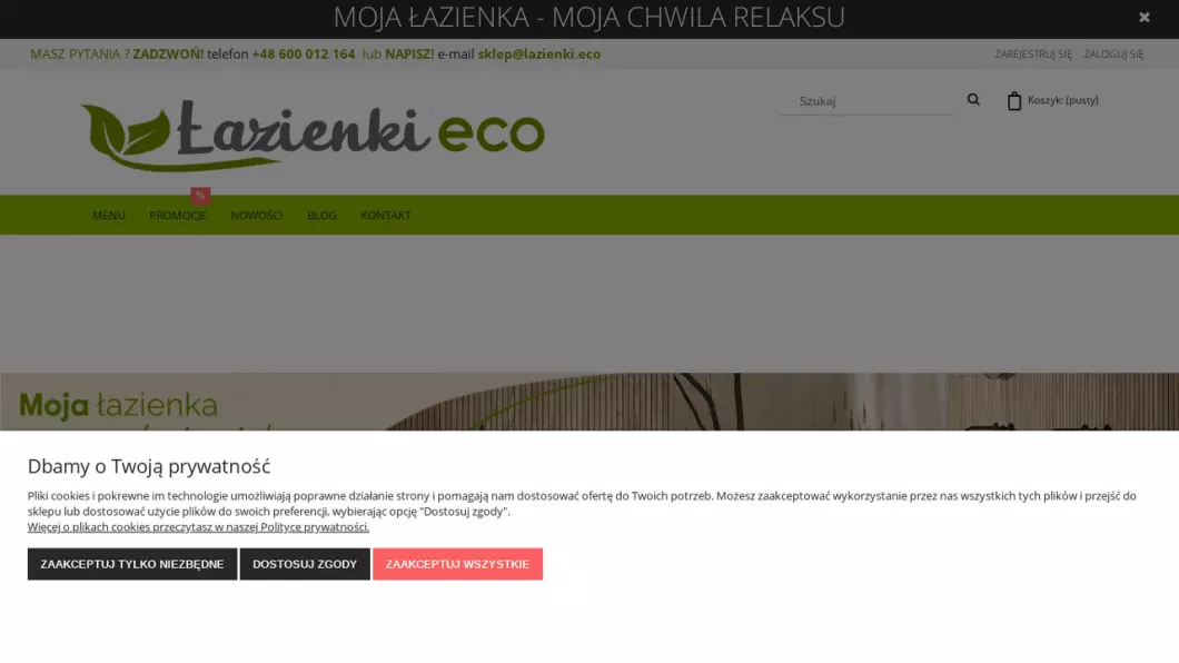 Wyposażenie łazienek Łazienki.eco